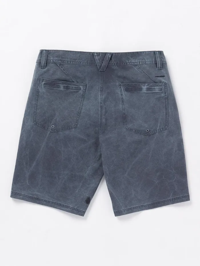 Stone Faded Hybrid Shorts 8211 Navy Mens Volcom Golf
