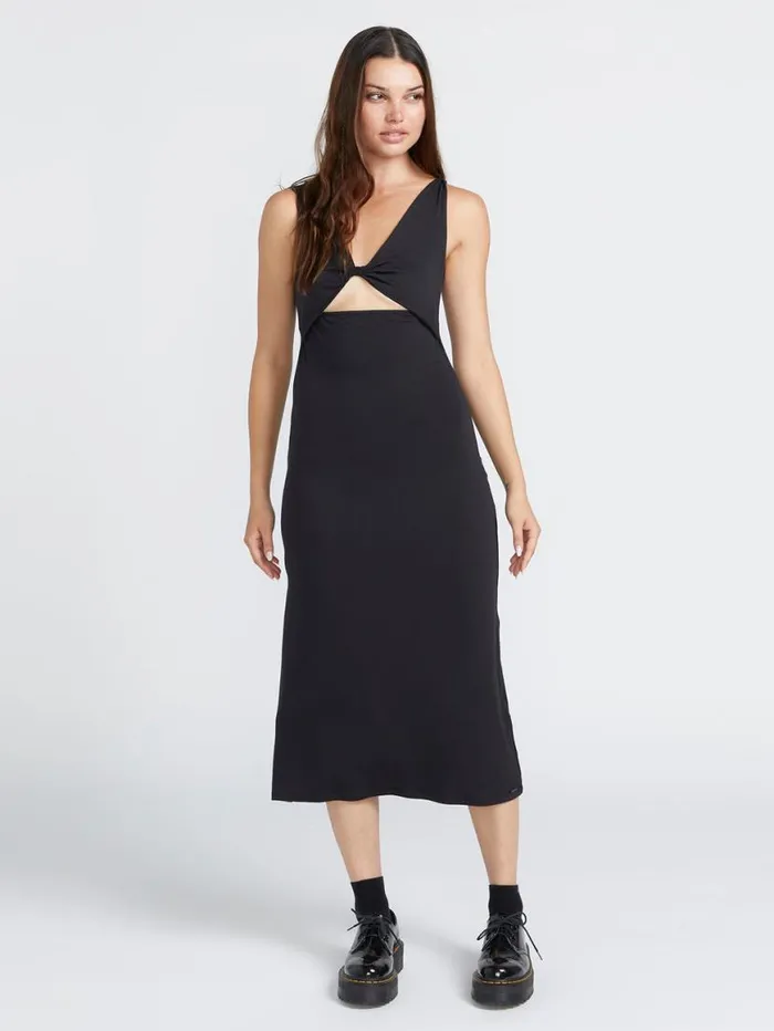 Stone Luz Dress 8211 Black Womens Volcom Dresses