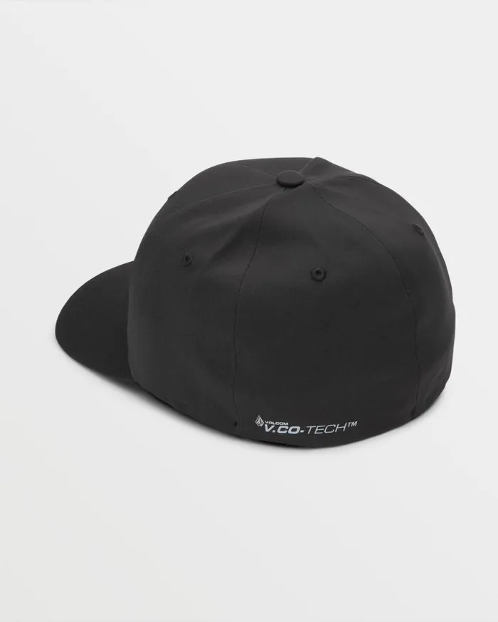 Stone Tech Flexfit Delta 8211 Black Mens Volcom Hats and Beanies