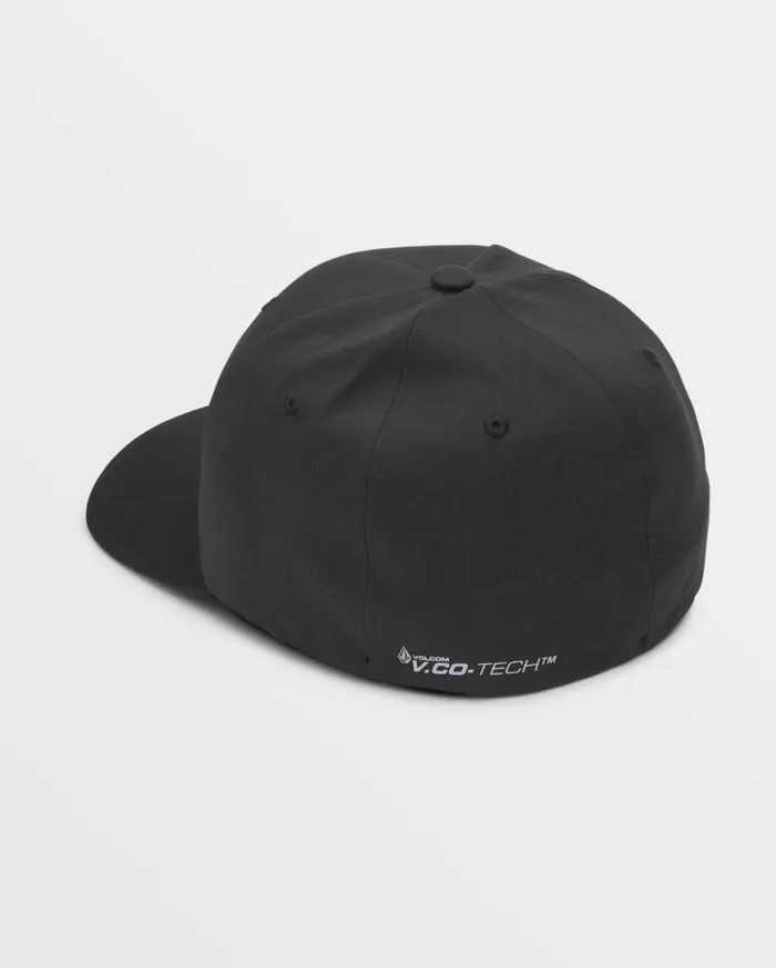 Stone Tech Flexfit Delta 8211 Black Mens Volcom Hats and Beanies