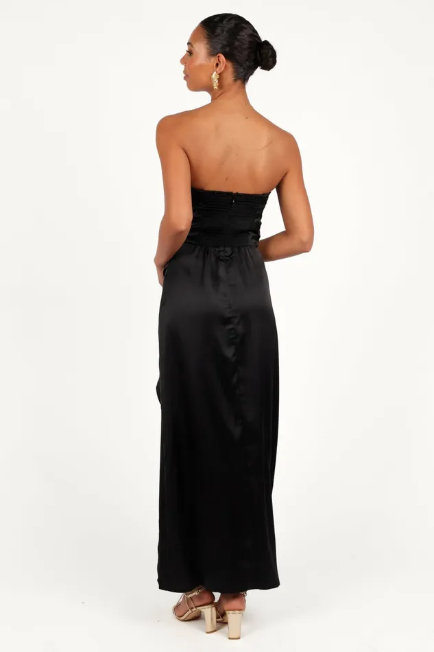 Strapless Dresses Petal and Pup Women Kara Strapless Maxi Dress Black