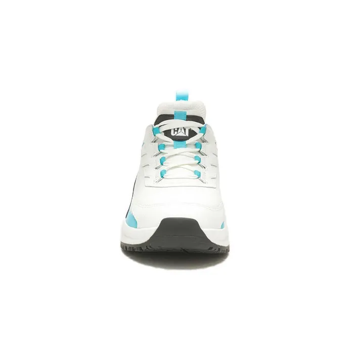Streamline Runner Carbon Composite Toe Work Shoe Bright Whiteblue Women Cat Footwear Shoes