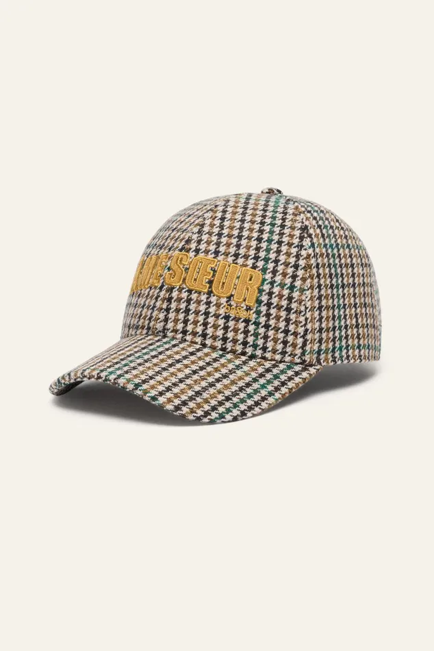 Striped Cap Hame Blue Women Baandsh Hats