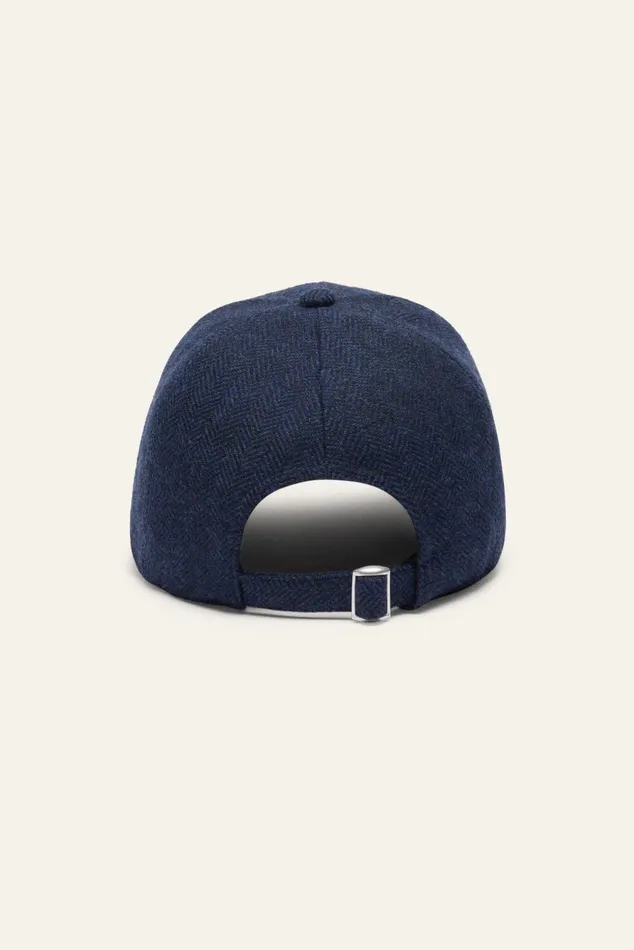Striped Cap Hame Blue Women Baandsh Hats