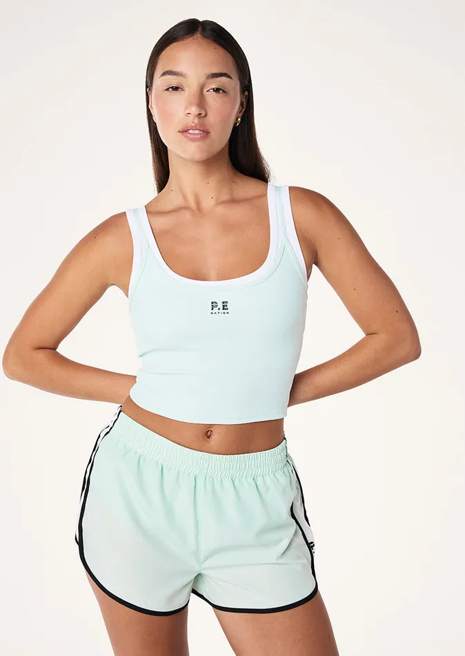 StudioSoft PE Nation Women FORWARD TANK IN HINT OF MINT
