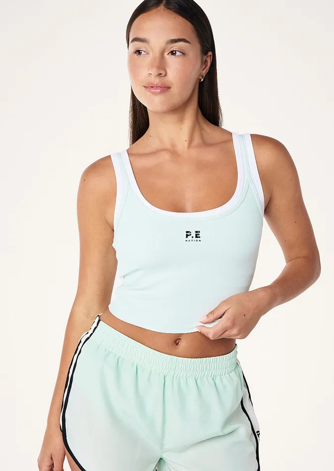 StudioSoft PE Nation Women FORWARD TANK IN HINT OF MINT