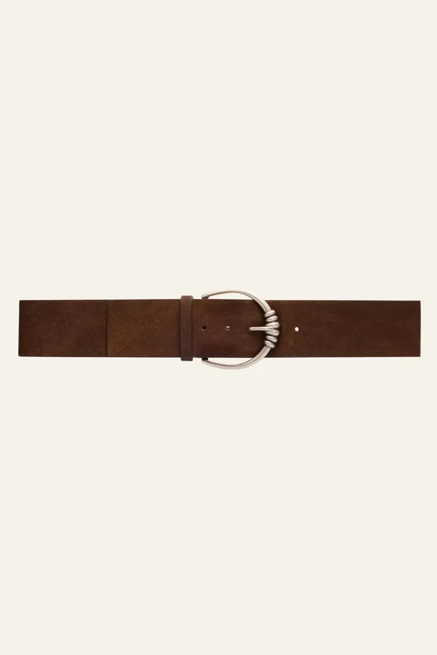 Suede Belt Bariam Brown Women Baandsh Belts