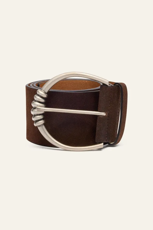 Suede Belt Bariam Brown Women Baandsh Belts