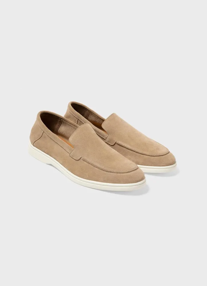 Suede Loafer Sand Men SUNSPEL Shoes