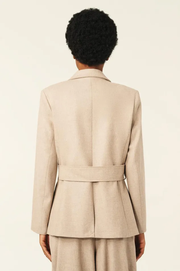 Suit Jacket Bule Brown Women Baandsh Jackets and Coats