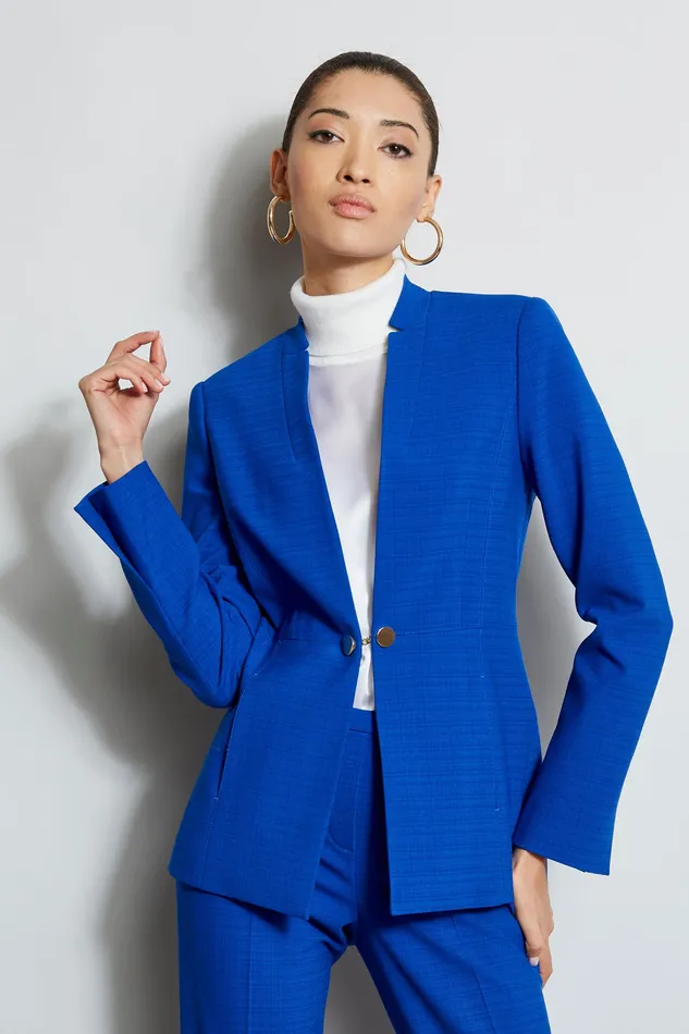Suiting Women Elie Tahari Chain Blazer VIBE BLUE