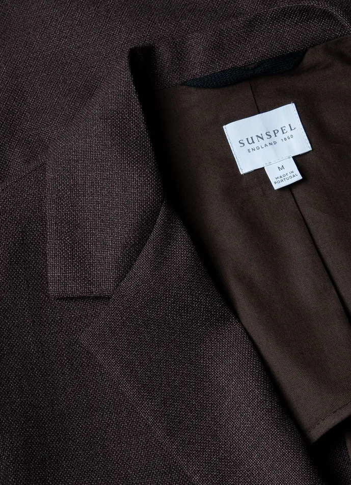 Suits Men ussunspel Lightweight Travel Wool TwoPiece Suit Light Coffee Melange