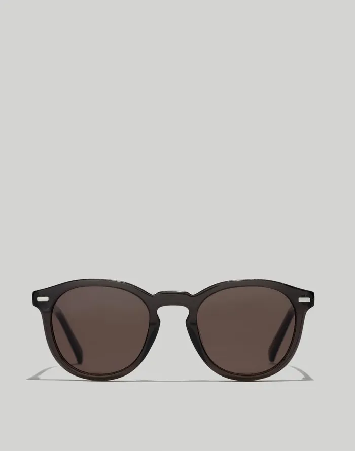 Sunglasses Men Madewell Round Acetate Sunglasses True Black