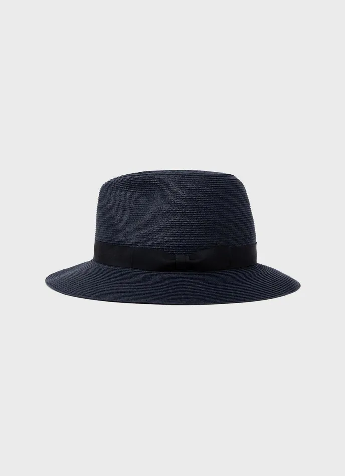 Sunspel X Kijima Takayuki Paper Hat Navy Men SUNSPEL Hats Scarves and Gloves Sunspel X Kijima Takayuki Paper Hat Navy Men SUNSPEL Hats Scarves and Gloves