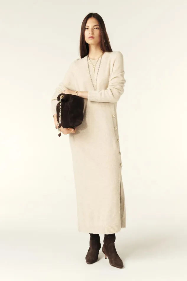Sweater Dress Doree Purple Women Baandsh Dresses