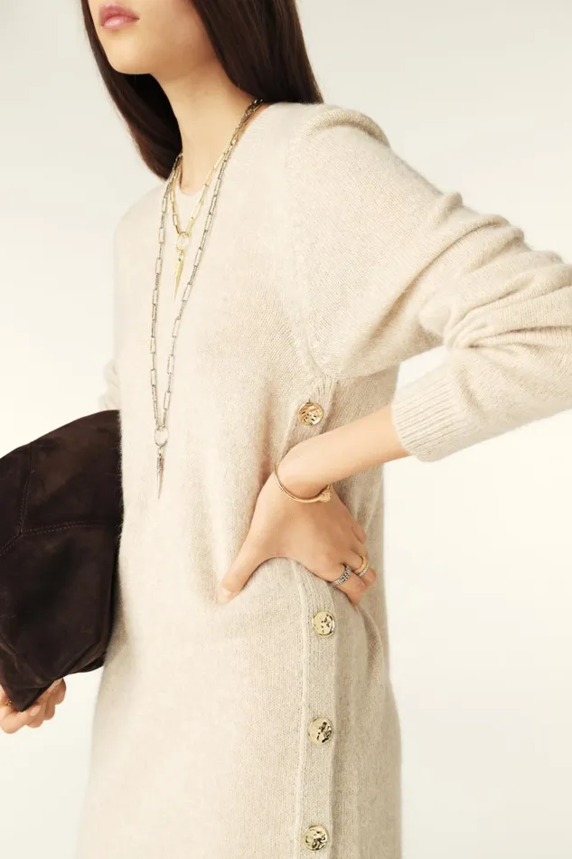 Sweater Dress Doree Purple Women Baandsh Dresses