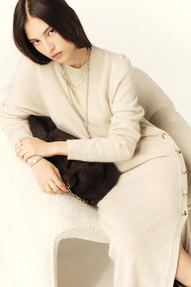 Sweater Dress Doree Purple Women Baandsh Dresses
