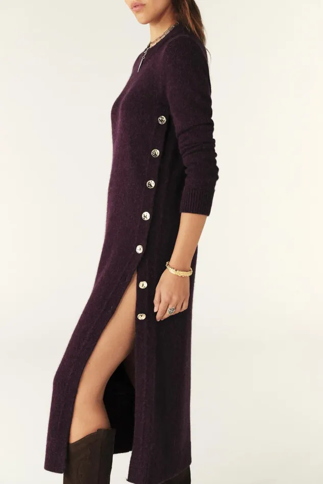 Sweater Dress Doree Purple Women Baandsh Dresses