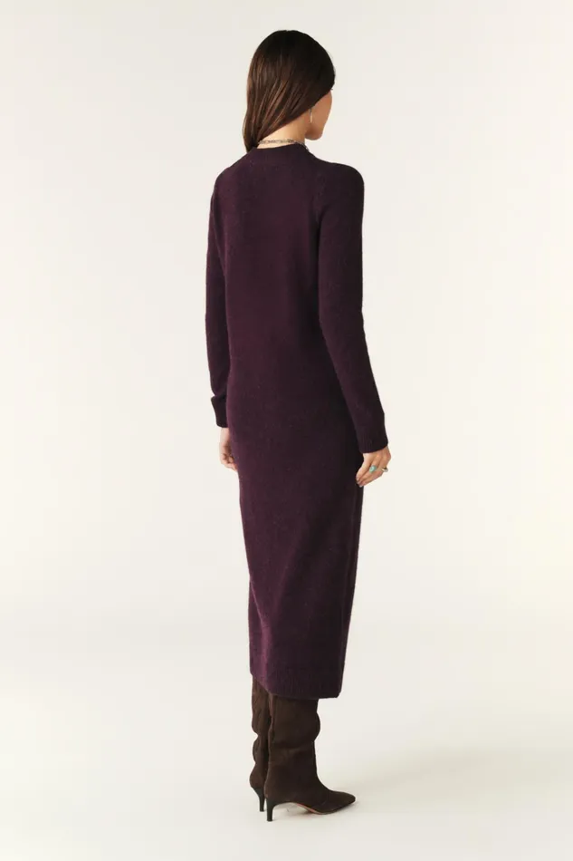 Sweater Dress Doree Purple Women Baandsh Dresses