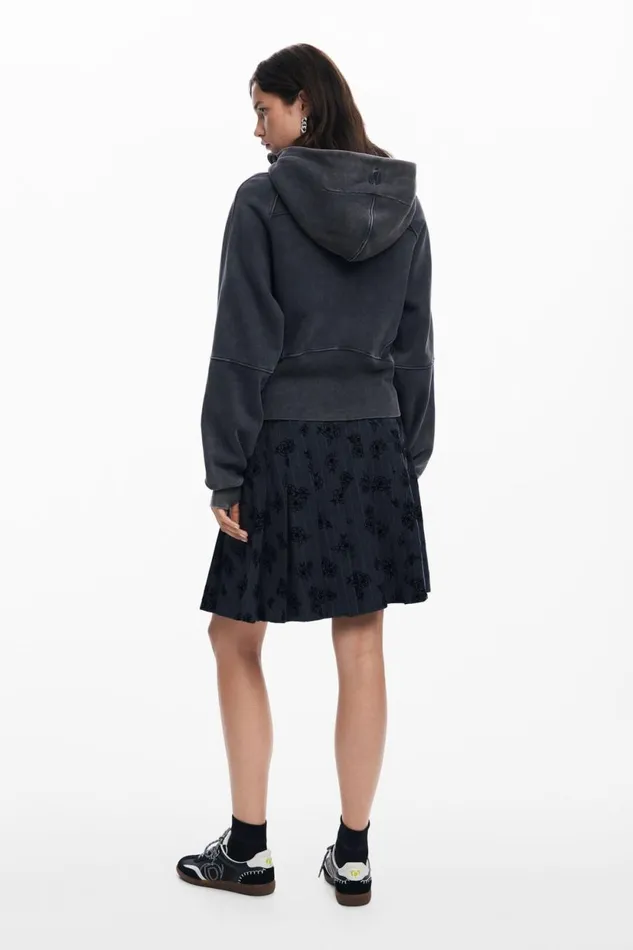 Sweaters Women Desigual Oversize Hoodie Black