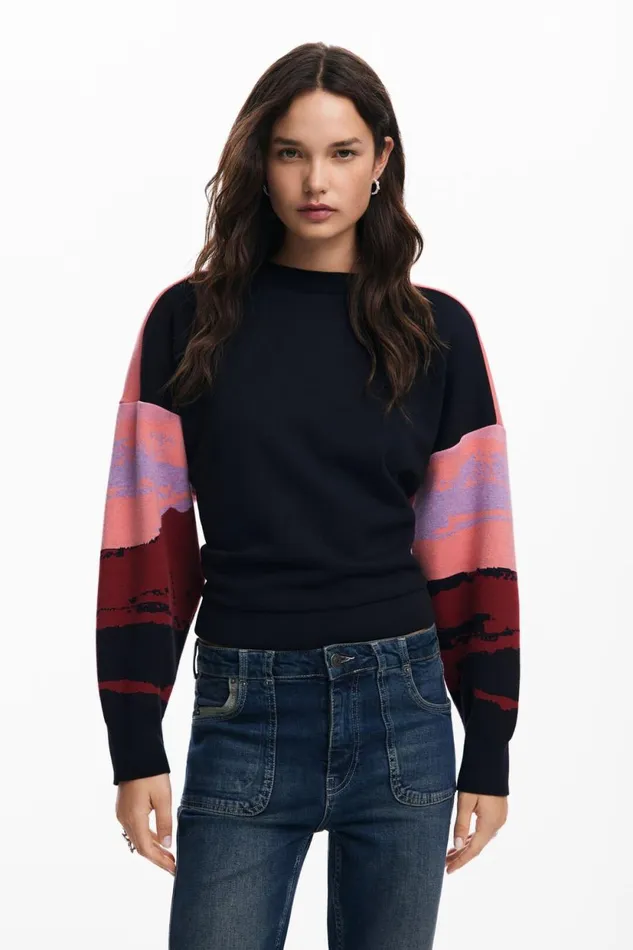 Sweaters Women Desigual Sweatshirt Black