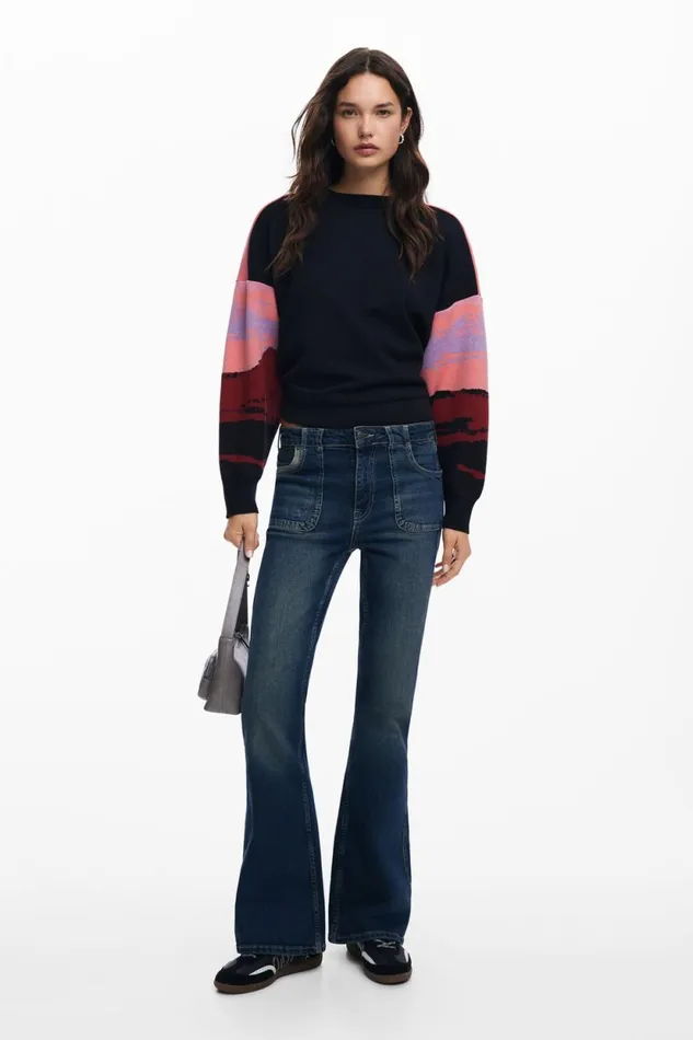 Sweaters Women Desigual Sweatshirt Black