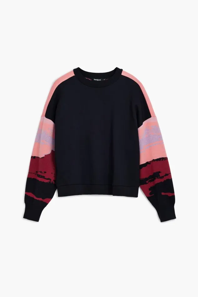 Sweaters Women Desigual Sweatshirt Black