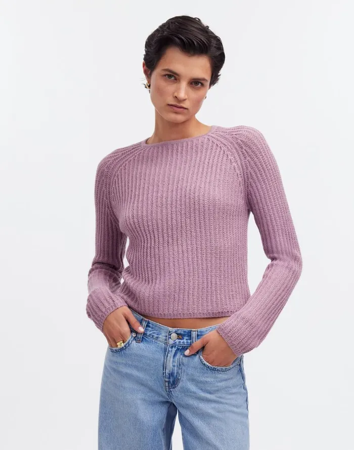 Sweaters Women Madewell Yanawara Sawika Alpaca Sweater Lilac
