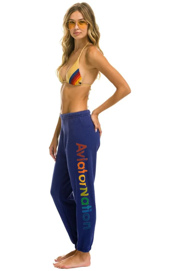 Sweatpants 8211 Purple Women Aviator Nation Sweatpants