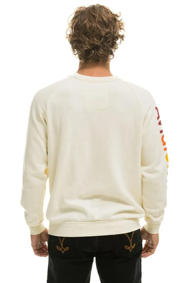 Sweatshirt 8211 Vintage White WomenMen Aviator Nation Sweatshirts