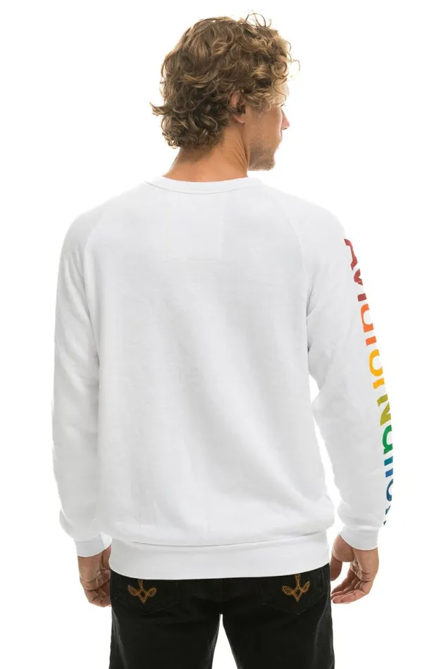 Sweatshirt 8211 White WomenMen Aviator Nation Sweatshirts