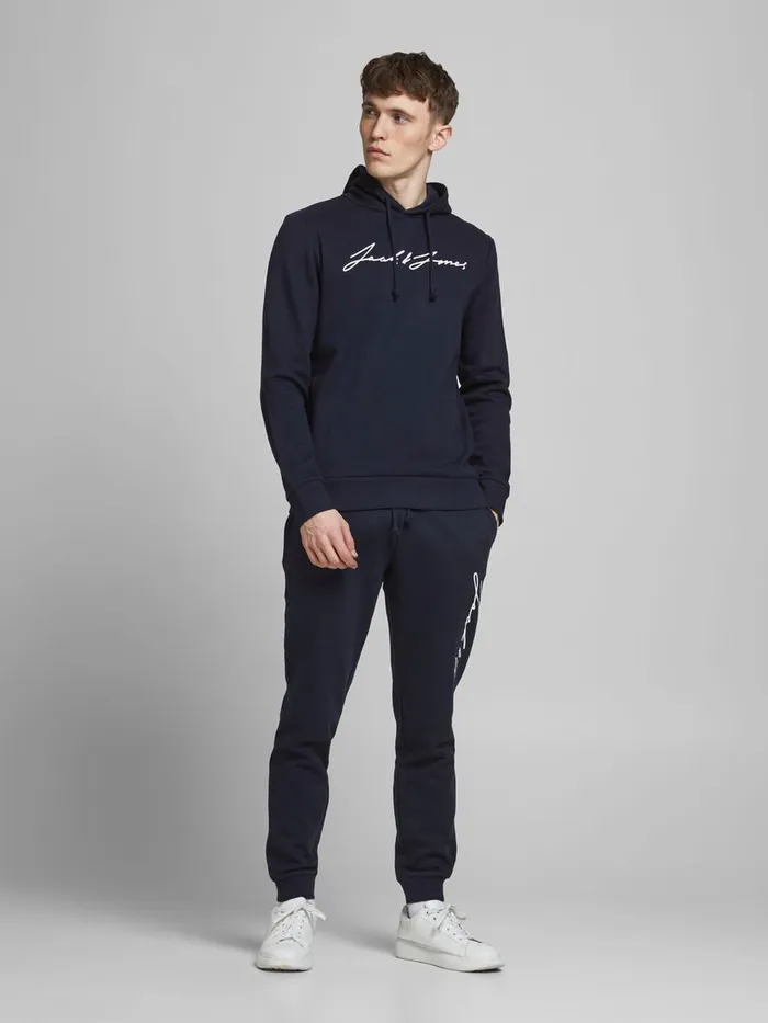 Sweatshirts JACK and JONES Mens FLEECE 2PIECE TRACKSUIT Blue Navy Blazer Casaul Sweatshirts JACK and JONES Mens FLEECE 2PIECE TRACKSUIT Blue Navy Blazer Casaul