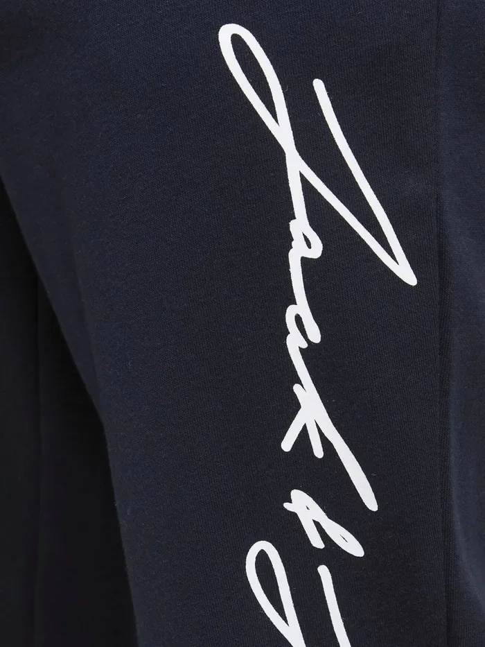 Sweatshirts JACK and JONES Mens FLEECE 2PIECE TRACKSUIT Blue Navy Blazer Casaul