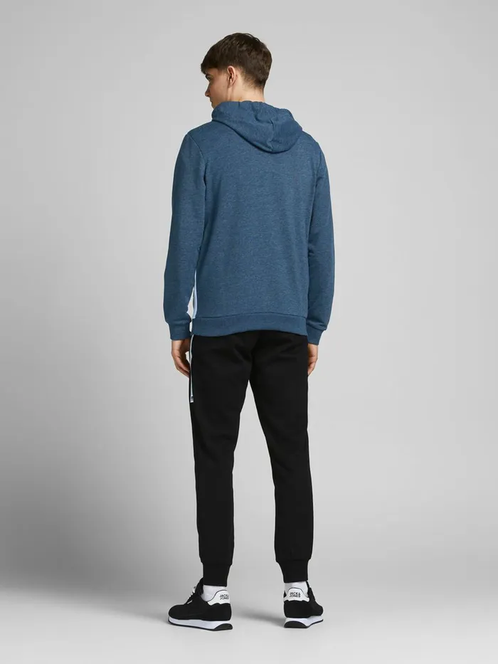 Sweatshirts JACK and JONES Mens KANGAROO POCKET HOODIE Blue Navy Blazer Gift 4 You