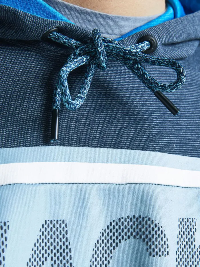 Sweatshirts JACK and JONES Mens KANGAROO POCKET HOODIE Blue Navy Blazer Gift 4 You