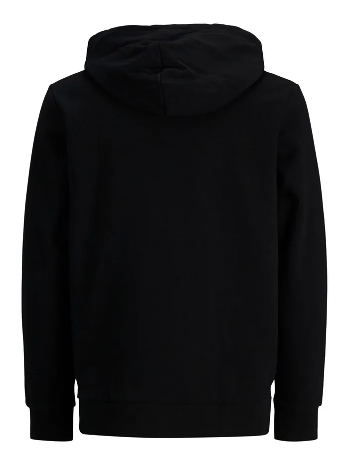 Sweatshirts JACK and JONES Mens LOGO HOODIE Black Black Gift for Friend