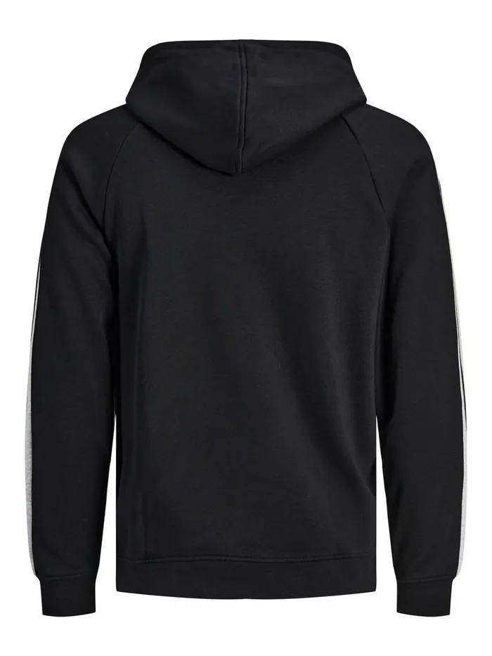 Sweatshirts JACK and JONES Mens LOGO HOODIE Black Black Online