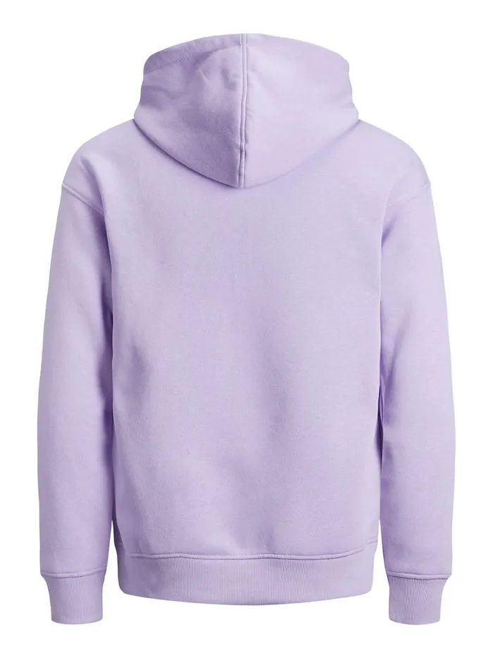 Sweatshirts JACK and JONES Mens LOGO HOODIE Pastel Lavender For Sale