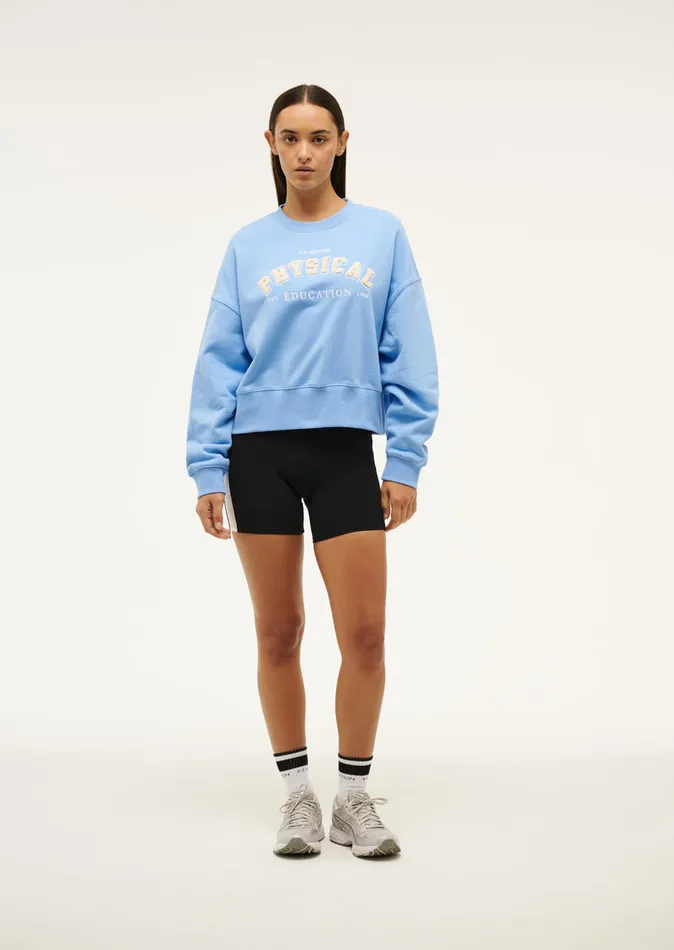 Sweatshirts Women PHYSICAL SWEAT IN CORNFLOWER BLUE PE Nation