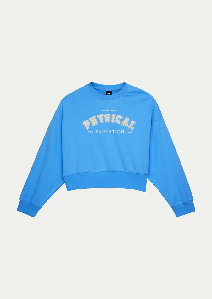 Sweatshirts Women PHYSICAL SWEAT IN CORNFLOWER BLUE PE Nation