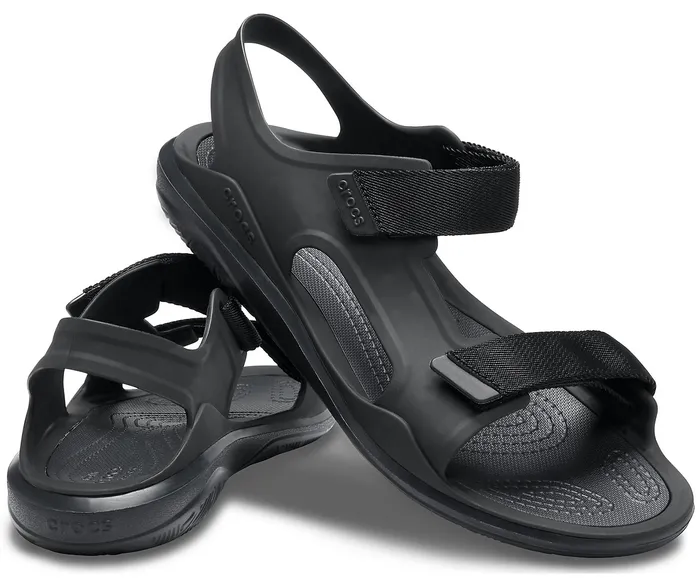 Swiftwater Expedition Sandal Black Black Sandals Crocs Men