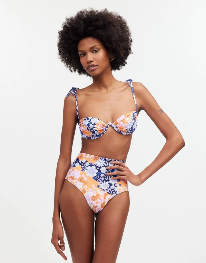 Swim Women Madewell Madewell X Agua Bendita Donna Bikini Top Multi
