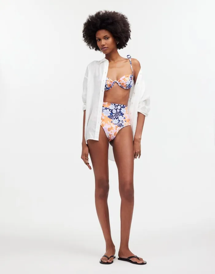 Swim Women Madewell Madewell X Agua Bendita Donna Bikini Top Multi