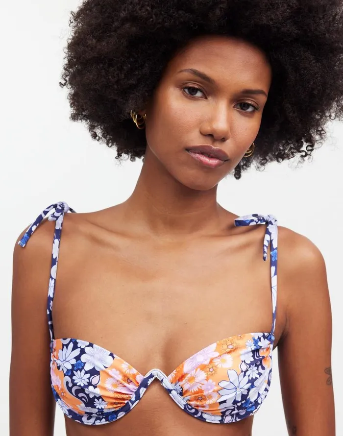 Swim Women Madewell Madewell X Agua Bendita Donna Bikini Top Multi