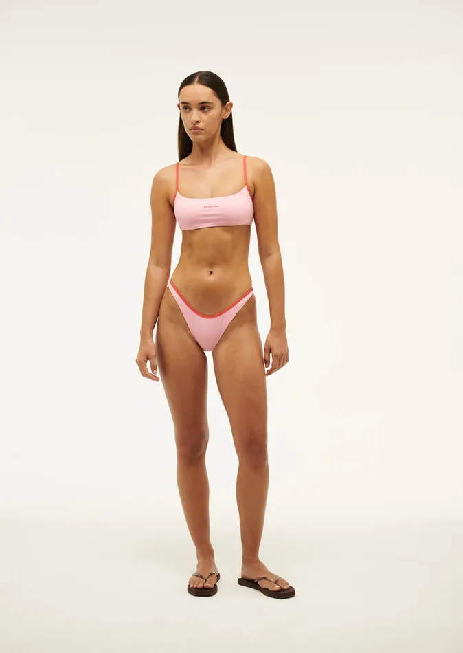 Swimwear PE Nation Women OCEANSIDE BIKINI BOTTOM IN CANDY PINK