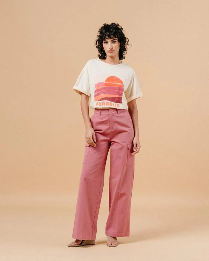 TSHIRT BEIGE MENDOZA Shop Grace and Mila Printed Tshirts