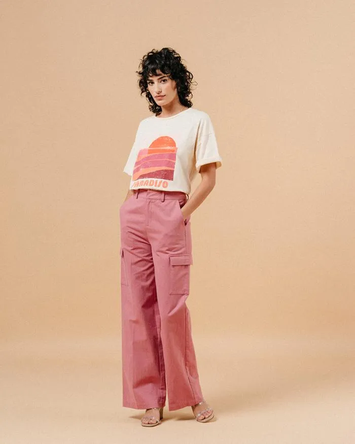 TSHIRT BEIGE MENDOZA Shop Grace and Mila Printed Tshirts