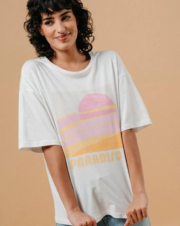 TSHIRT BEIGE MENDOZA Shop Grace and Mila Printed Tshirts