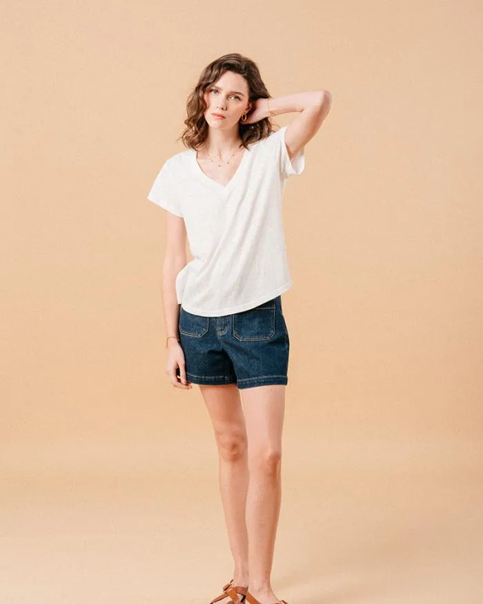 TSHIRT ECRU MONDAY Shop Grace and Mila ShortSleeves Tshirts