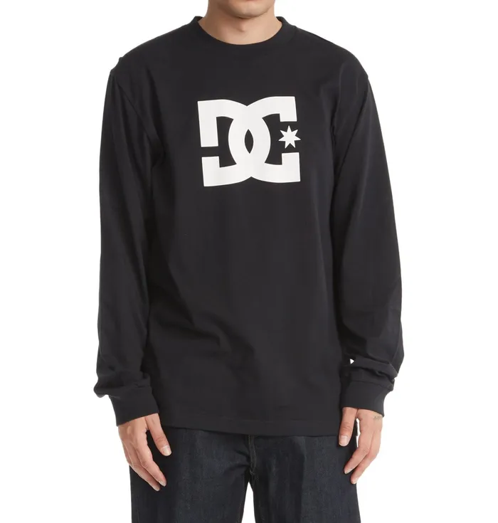 TShirts DC Shoes Men DC Star Long Sleeve TShirt black
